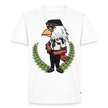 Pilot Pilot Fly Airplane Captain Bird Flight - Men's Premium Organic T-Shirt - white - Front - Nico (187cm)