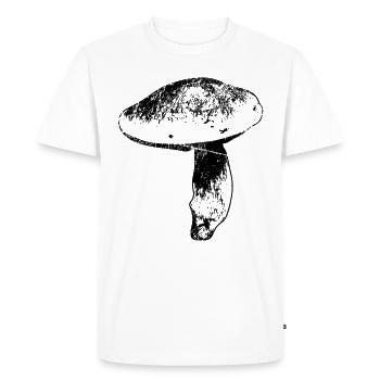 Cèpes Cèpes Pour hommes - T-shirt Premium bio Homme - blanc - Devant - Nico (187cm)