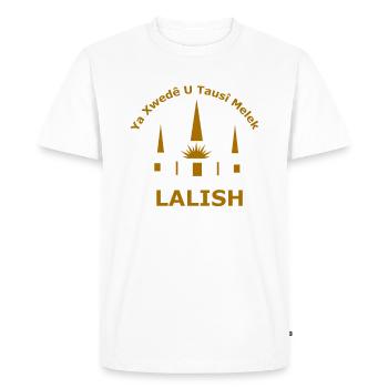 Ezidi Lalish Yezide Tausi Melek - Men's Premium Organic T-Shirt - white - Front - Nico (187cm)