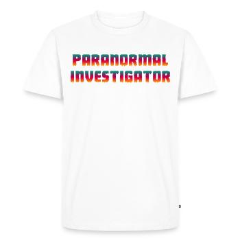 Enquêteur Paranormal - T-shirt Premium bio Homme - blanc - Devant - Nico (187cm)
