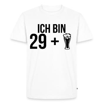 30e anniversaire - T-shirt Premium bio Homme - blanc - Devant - Nico (187cm)