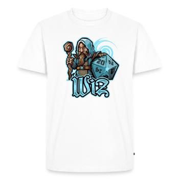 Assistant RPG - T-shirt Premium bio Homme - blanc - Devant - Nico (187cm)
