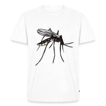 Moustique insectes ravageurs nature sangsue - T-shirt Premium bio Homme - blanc - Devant - Nico (187cm)