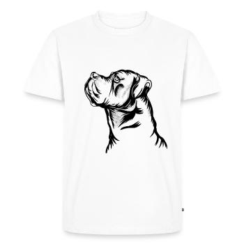 Cane Corso dog dog puppy mastiff molosser - Men's Premium Organic T-Shirt - white - Front - Nico (187cm)