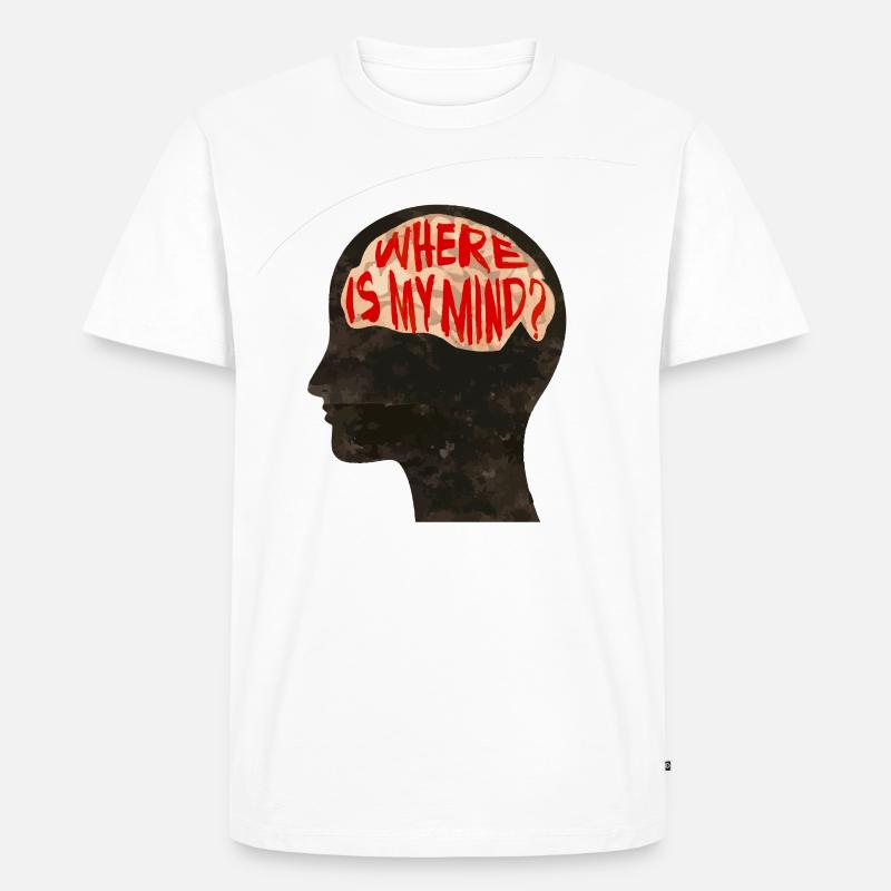 Where is My Mind - Männer Premium Bio T-Shirt - Weiß