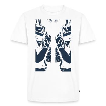 Idée cadeau manga épéiste - T-shirt Premium bio Homme - blanc - Devant - Nico (187cm)