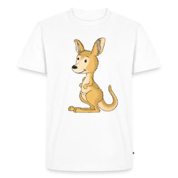 Animaux sauvages Australie Marssaquez Kangourou Enfants - T-shirt Premium bio Homme - blanc - Devant - Nico (187cm)