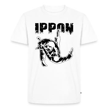 Judoka Judo - Men's Premium Organic T-Shirt - white - Front - Nico (187cm)
