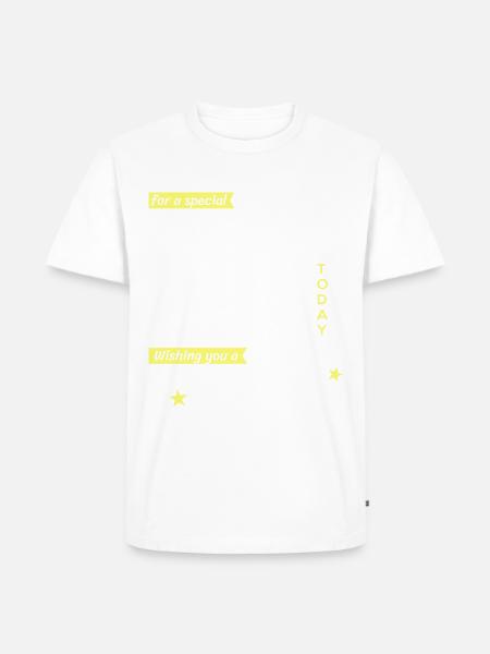 50th Birthday Gift for Dad - Men's Premium Organic T-Shirt - white