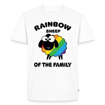 Chemise Lgbt - T-shirt Premium bio Homme - blanc - Devant - Nico (187cm)