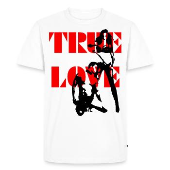 2reborn femdom True Love Love Relationship Relationships - Men's Premium Organic T-Shirt - white - Front - Nico (187cm)