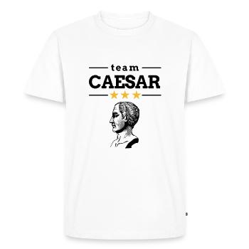 Équipe Gaius Julius Caesar - T-shirt Premium bio Homme - blanc - Devant - Nico (187cm)