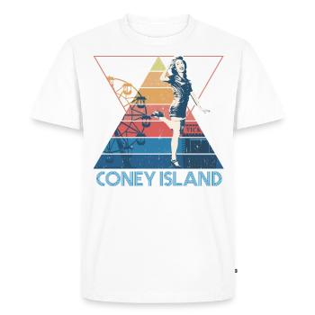 Coney Island 1951 - T-shirt Premium bio Homme - blanc - Devant - Nico (187cm)