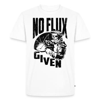 Welder who says funny: No fluxing - Men's Premium Organic T-Shirt - white - Front - Nico (187cm)