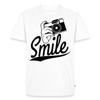 Photography photographer photo camera gift - Men's Premium Organic T-Shirt - white - Front - Nico (187cm)