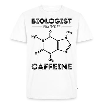 Biologiste définition biologie science berceau - T-shirt Premium bio Homme - blanc - Devant - Nico (187cm)