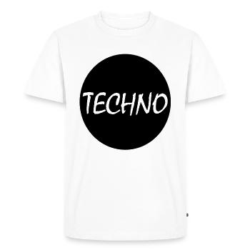 Nouveau cadeau Magic Techno Design - T-shirt Premium bio Homme - blanc - Devant - Nico (187cm)