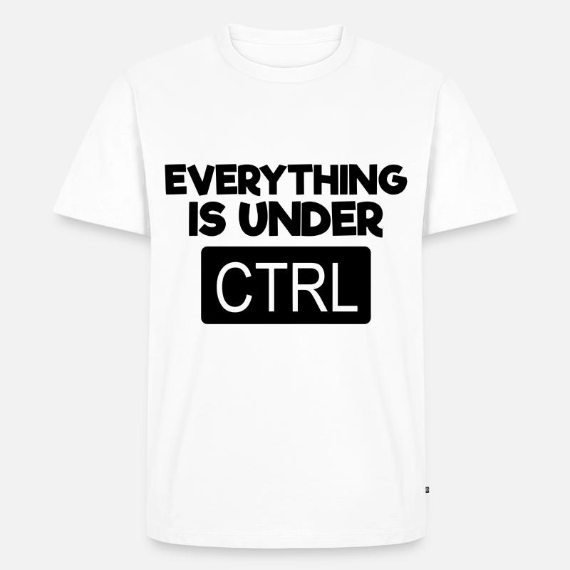 Everything under CTRL - Computer Programmerxhtmlcs - Men's Premium Organic T-Shirt - undefined