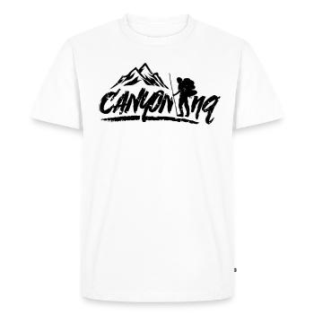 Canyoning - T-shirt Premium bio Homme - blanc - Devant - Nico (187cm)
