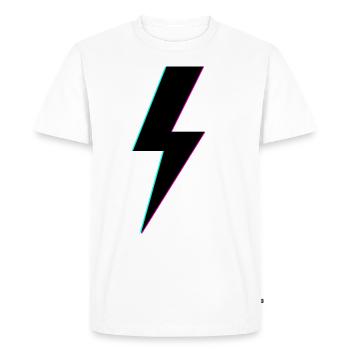 Esthétique eboy egirl rave goth gothique rave emo - T-shirt Premium bio Homme - blanc - Devant - Nico (187cm)