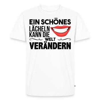 Spruch Geschenk Zahnarzt - Männer Premium Bio T-Shirt - Weiß - Vorne - Nico (187cm)