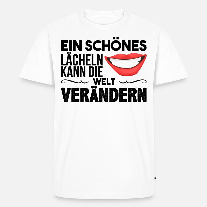 Spruch Geschenk Zahnarzt - Männer Premium Bio T-Shirt - Weiß