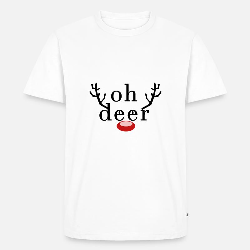 OH DEER - Männer Premium Bio T-Shirt - undefined