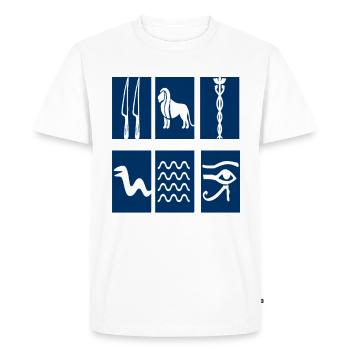 Only Connect, bbc bbc2 bbc4 british tv em forster - T-shirt Premium bio Homme - blanc - Devant - Nico (187cm)