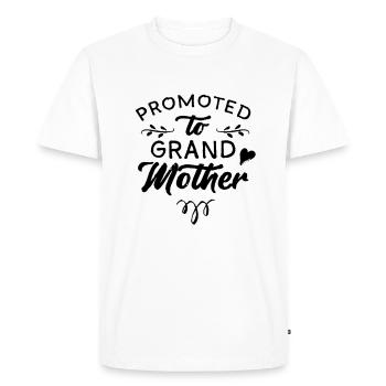 Grand-mère promeut les petits-enfants de grand-mère grand-mère à grand-mère - T-shirt Premium bio Homme - blanc - Devant - Nico (187cm)