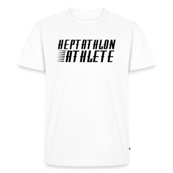 Heptathlon athlete team heptathlon heptathlon - Men's Premium Organic T-Shirt - white - Front - Nico (187cm)
