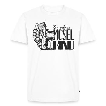 Enfant de la Moselle disant cadeau de la Moselle - T-shirt Premium bio Homme - blanc - Devant - Nico (187cm)