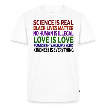 Cadeau féministe féministe féministe - T-shirt Premium bio Homme - blanc - Devant - Nico (187cm)