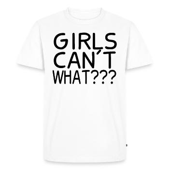 Cadeau féministe féministe féministe - T-shirt Premium bio Homme - blanc - Devant - Nico (187cm)