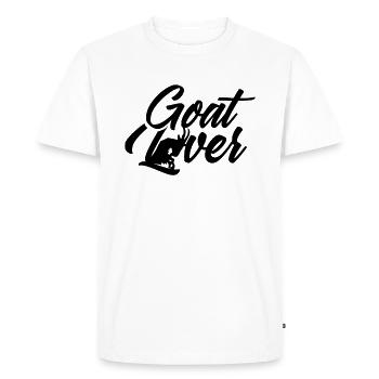Chèvre amant chèvre chèvre domestique billy chèvre - T-shirt Premium bio Homme - blanc - Devant - Nico (187cm)