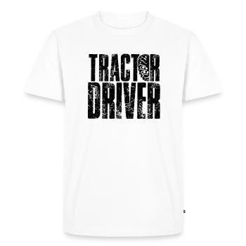 Tractor driver tractor tractor farm tractor - Men's Premium Organic T-Shirt - white - Front - Nico (187cm)
