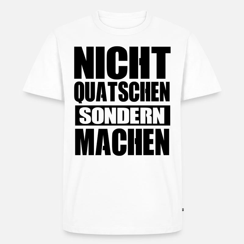 Handwerker Handwerk Geschenk - Männer Premium Bio T-Shirt - Weiß