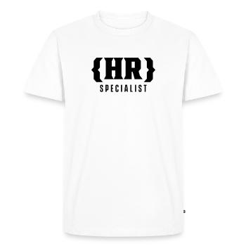 HR SPecialist Human Resources HR specialist - Men's Premium Organic T-Shirt - white - Front - Nico (187cm)