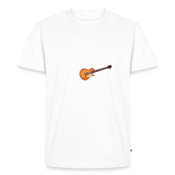 Da Vinci the Guitarist - Men's Premium Organic T-Shirt - white - Front - Nico (187cm)