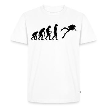 Plongée scuba diving plongeur plongée dive - T-shirt Premium bio Homme - blanc - Devant - Nico (187cm)