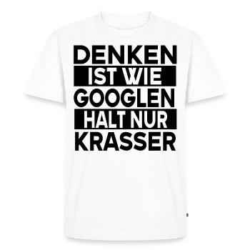 Cadeau de sarcasme drôle de blague - T-shirt Premium bio Homme - blanc - Devant - Nico (187cm)