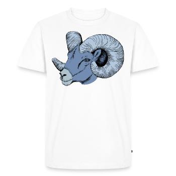 Aries - Widder - Men's Premium Organic T-Shirt - white - Front - Nico (187cm)