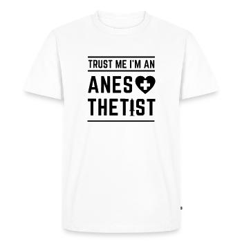 Anesthésiste anesthésiste anesthésie profession d'anesthésiste - T-shirt Premium bio Homme - blanc - Devant - Nico (187cm)
