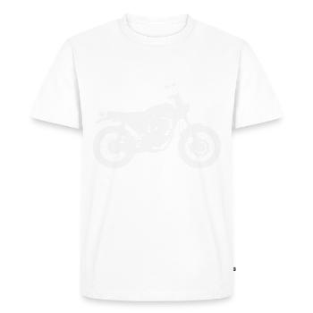 Gardez le calme sur - T-shirt Premium bio Homme - blanc - Devant - Nico (187cm)