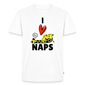 sleep sleeping pajamas gift sleep shirt - Men's Premium Organic T-Shirt - white - Front - Nico (187cm)