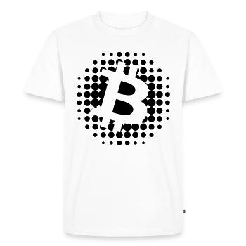 Bitcoin Cryptocurrencies - Buy Bitcoin - Men's Premium Organic T-Shirt - white - Front - Nico (187cm)