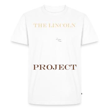 Le projet Lincoln - T-shirt Premium bio Homme - blanc - Devant - Nico (187cm)