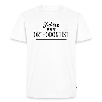 Future orthodontist Orthodontics profession - Men's Premium Organic T-Shirt - white - Front - Nico (187cm)