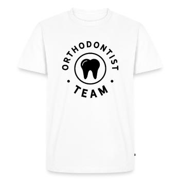 Orthodontist Team Orthodontics Funny Profession - Men's Premium Organic T-Shirt - white - Front - Nico (187cm)