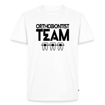 Orthodontist team orthodontics profession - Men's Premium Organic T-Shirt - white - Front - Nico (187cm)
