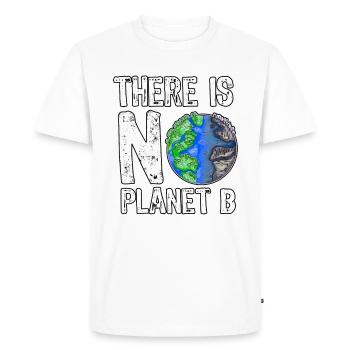 Il n'y a pas de planète B pour sauver la planète durable - T-shirt Premium bio Homme - blanc - Devant - Nico (187cm)